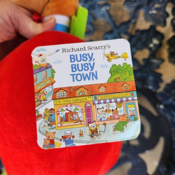 Richard Scarrys Busy Town "Lowly Worm" in an Apple by Kohls Cares 14" H - Picture 2 of 8
